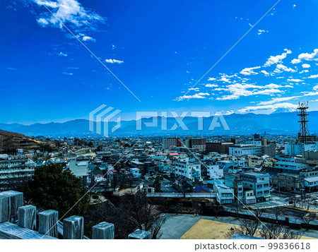 [Kofu City] View from Maizuru Castle Park 99836618