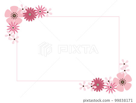 floral frame with border 99838171