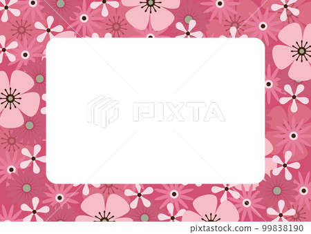 Floral frame illustration 99838190