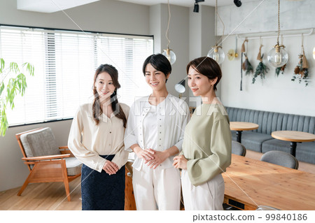 Business person 3 females Business person 3 females 99840186
