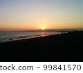 seaside scenery at sunset 99841570