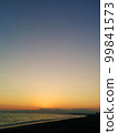 Sunset sky and seaside 99841573