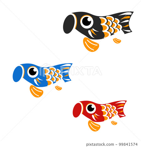 Carp streamer character style illustration 99841574