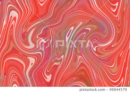 Retro marbling in red, white and orange with dull areas 99844579