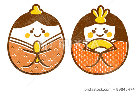 hina doll illustration hina doll illustration 99845474