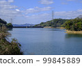 Scenery seen from the Shiraki parking lot of Hata Reservoir 99845889