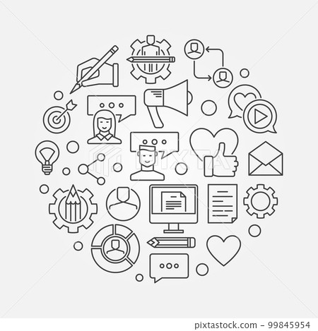 Blog concept illustration 99845954