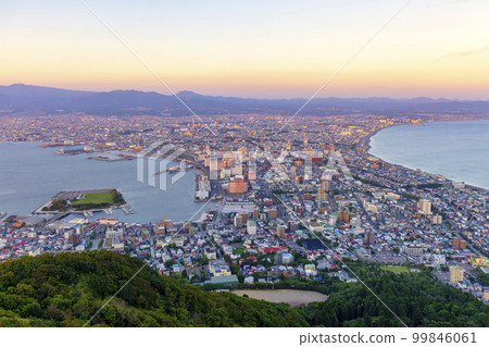 Hakodate night view (September Hokkaido sunny) 99846061