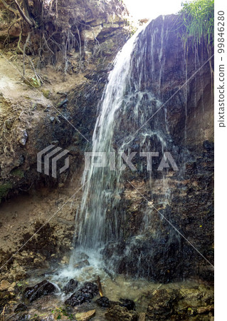 Kolcovskiy waterfall in Kolcovo, Kaluzhskiy region, Russia Kolcovskiy waterfall in Kolcovo, Kaluzhskiy region, Russia 99846280