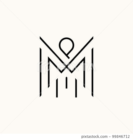 Simple and unique letter or word MM or MW MP line font like pattern motif ornament image graphic icon logo design abstract concept vector stock. Can be used as a symbol related to initial or monogram Simple and unique letter or word MM or MW MP line font like pattern motif ornament image graphic icon logo design abstract concept vector stock. Can be used as a symbol related to initial or monogram 99846712