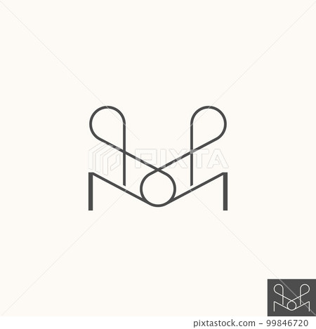 Simple and unique letter or word MM or MW MP line font like pattern motif ornament image graphic icon logo design abstract concept vector stock. Can be used as a symbol related to initial or monogram Simple and unique letter or word MM or MW MP line font like pattern motif ornament image graphic icon logo design abstract concept vector stock. Can be used as a symbol related to initial or monogram 99846720
