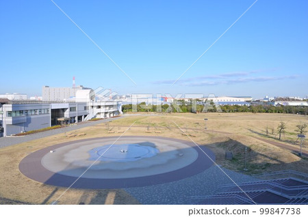 船橋三番瀨海濱公園展望台（園內）的風景 99847738