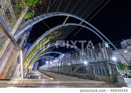 miyashita park miyashita park night arch miyashita park miyashita park night arch 99848440