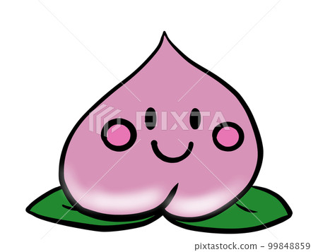 peach cute character 99848859