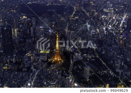 東京中心天空夜視圖 東京中心天空夜視圖 99849629