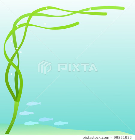 Background of a school of eelgrass and young fish Background of a school of eelgrass and young fish 99851953
