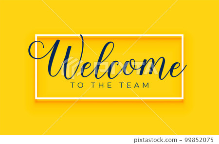creative welcome to the team banner for corporate hiring 99852075