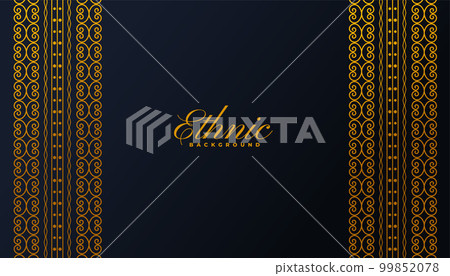 decorative ethnic fabric pattern background in premium indian style 99852078