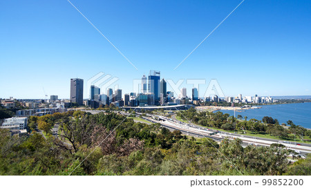 Beautiful cityscape of Perth in sunny weather 99852200