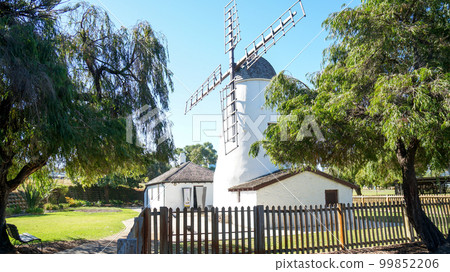 Pretty windmill at Old Mill, Perth's historic landmark 99852206