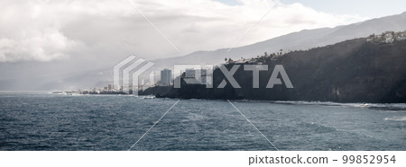 Panoramic View of Tenerife's Overbuilt Tourism Landscape Panoramic View of Tenerife's Overbuilt Tourism Landscape 99852954