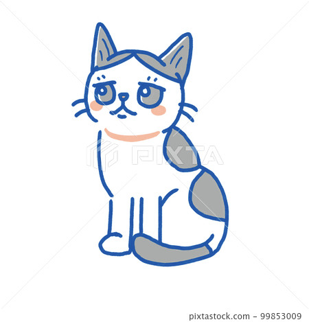 埃及貓坐著抬頭 埃及貓坐著抬頭 99853009