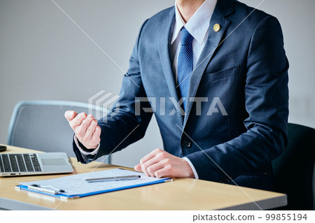 young lawyer receiving legal advice young lawyer receiving legal advice 99855194