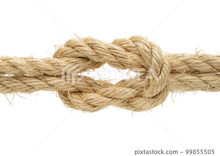 Thief knot made of rough hemp rope 99855505