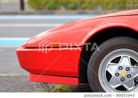 Red sports car image 99855943