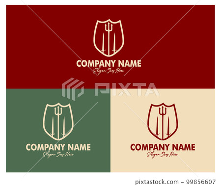 logo set of two swords, one spear and shield. premium vector design. appear with several color choices. Best for logo, badge, emblem, icon, design sticker, industry. available in eps 10. logo set of two swords, one spear and shield. premium vector design. appear with several color choices. Best for logo, badge, emblem, icon, design sticker, industry. available in eps 10. 99856607