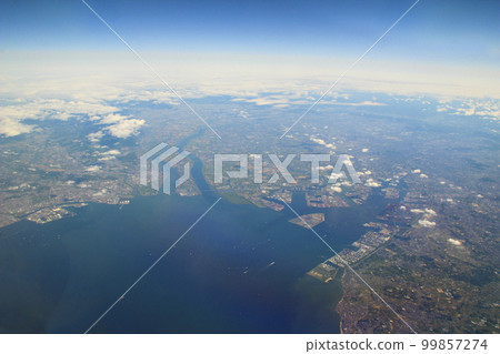 三重縣四日市到愛知縣知多市航拍 99857274