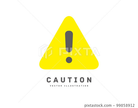 警告圖標矢量圖危險 99858912