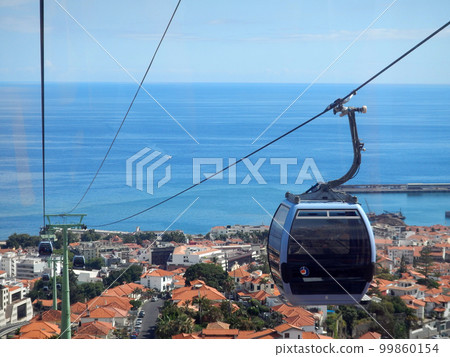 Ride the cable car from the mount in the city of Funchal Ride the cable car from the mount in the city of Funchal 99860154