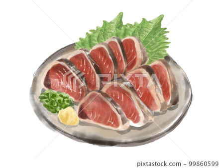 水彩鰹魚01_1 99860599