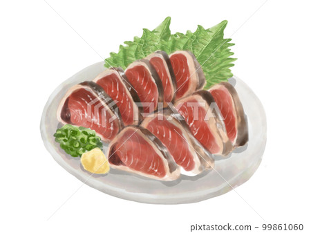 Watercolor bonito tataki 01_2 99861060