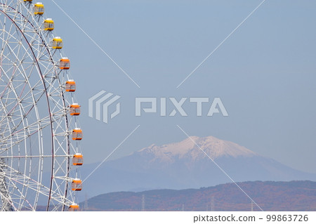 禦嶽山和摩天輪（長野縣木曾郡大瀧村） 99863726