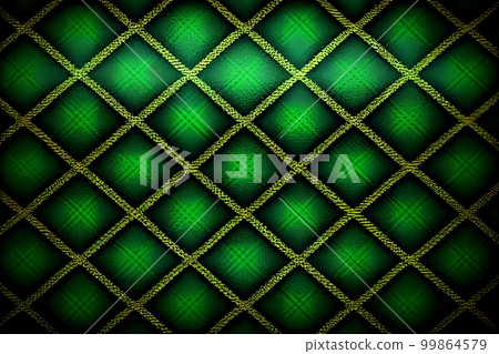 Green pattern with geometric shapes 99864579