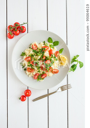 Fresh home-made tabouli, or tabbouleh salad 99864619