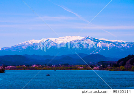 Michinoku Miyagi Zao Thirty-six Views Kamafusa Dam Sakura Michinoku Miyagi Zao Thirty-six Views Kamafusa Dam Sakura 99865114