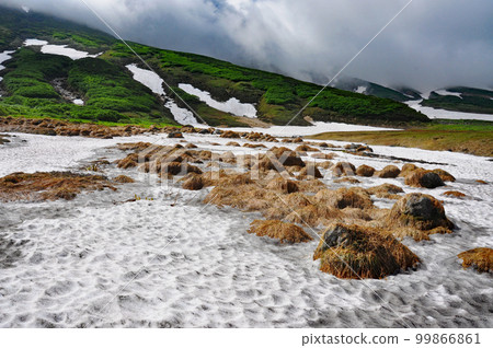 北海道大雪山脈 Susoaidaira 雪谷徒步解凍自然,風景,風景,夏天,七月,天空,雲,登山,大雪 北海道大雪山脈 Susoaidaira 雪谷徒步解凍自然,風景,風景,夏天,七月,天空,雲,登山,大雪 99866861