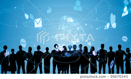 Social network Social network 99870343