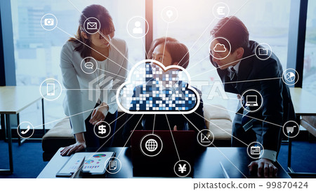 Business and cloud ERP AI 99870424