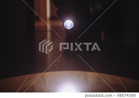 Flashlight Image material for disaster prevention goods 99874300