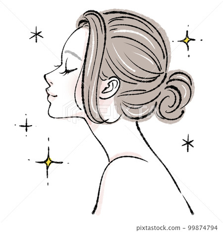 女性插畫素材 女性插畫素材 99874794