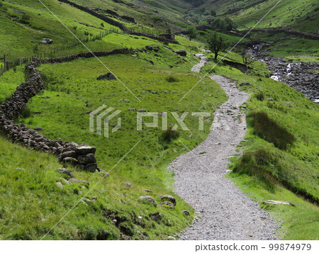 Landscape of the Lake District (Seththwaite), England 99874979