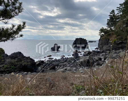 The sea seen from the Jogasaki coast path 99875251
