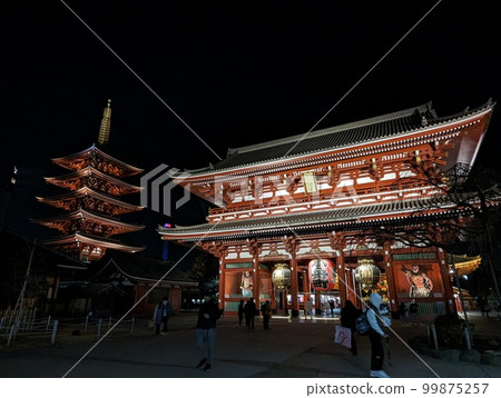 淺草淺草寺夜景 99875257