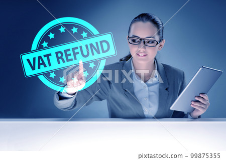 Value added tax VAT return concept Value added tax VAT return concept 99875355