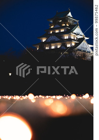 照明和大阪城 照明和大阪城 99875462