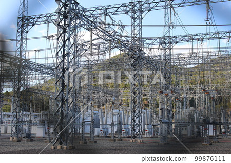 Nose Substation Nose Town High voltage line Nose Substation Nose Town High voltage line 99876111